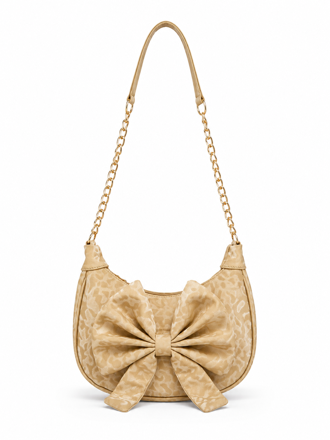 Shoulder Bag With Stylish Gold Chain Strap