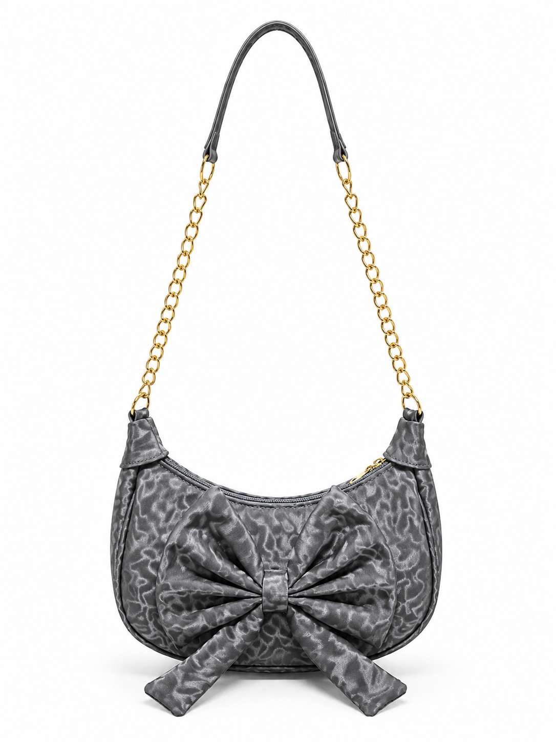 Shoulder Bag With Stylish Gold Chain Strap