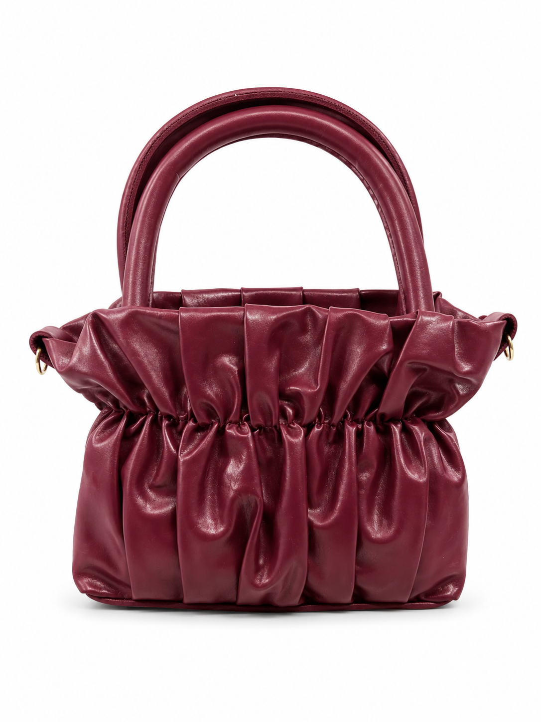 Luxury Ruched Shoulder Handbag