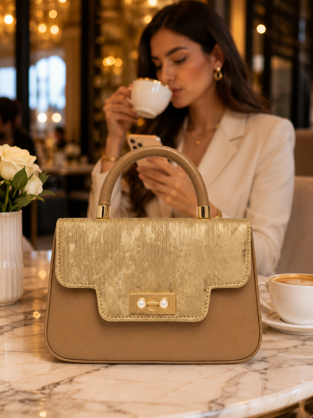 Top Handle Handbag