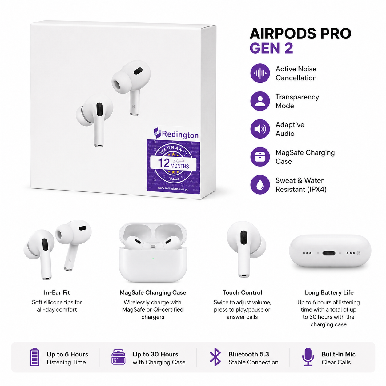 Wireless Earbuds (2nd Generation)